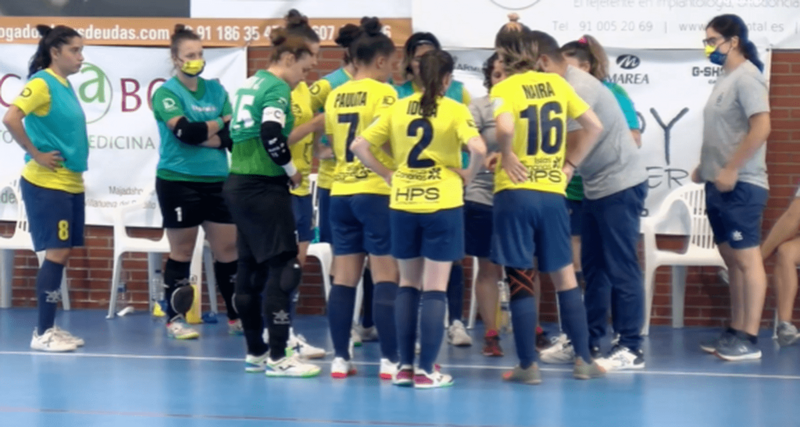 Imagen del equipo teldense en el partido de este sábado/TA.